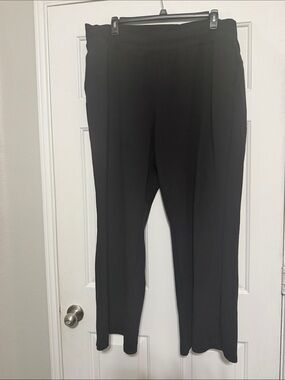 tek gear Black Straight-Leg Pull-On Pants